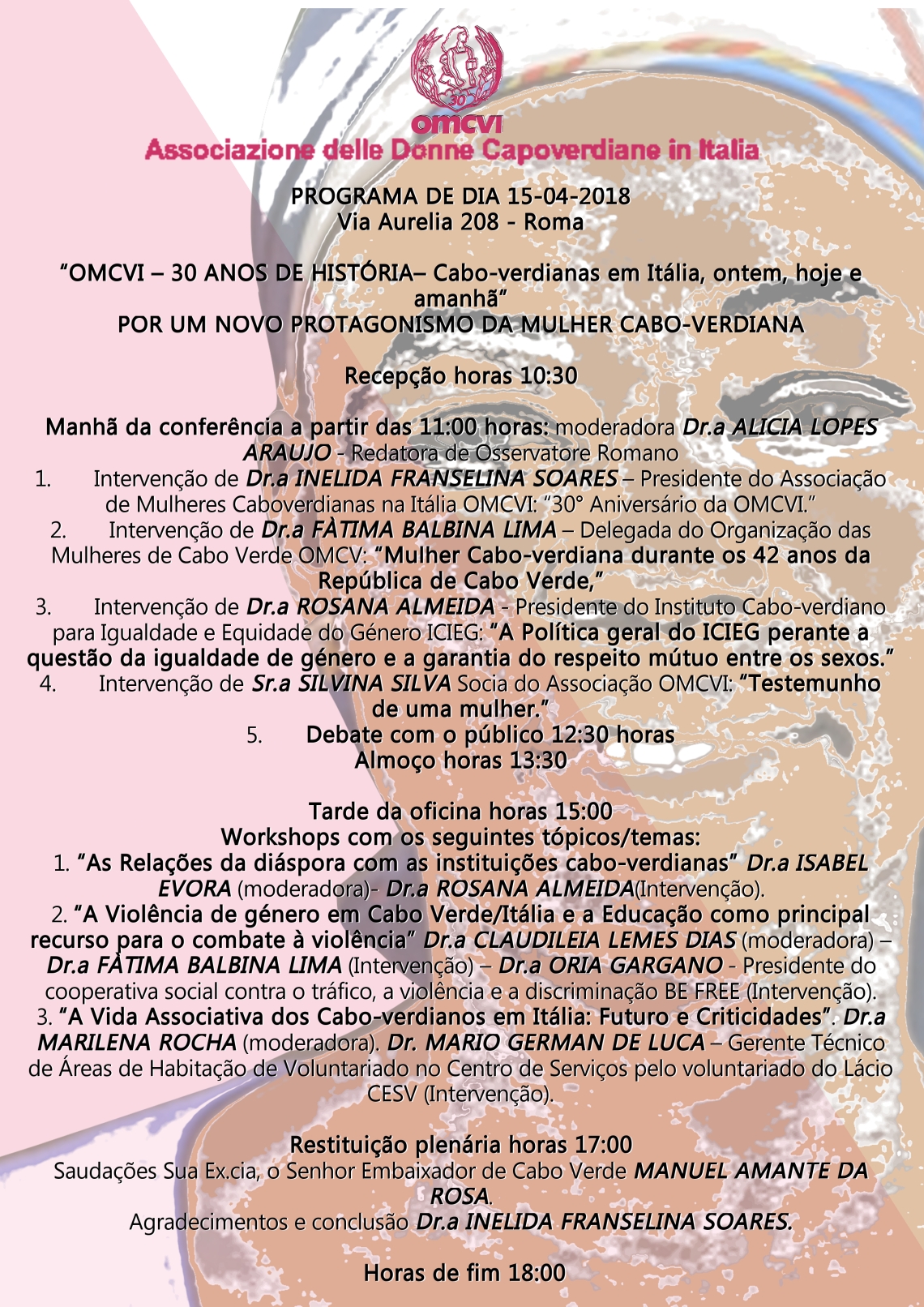 programma evento 15 aprile versione portoghese